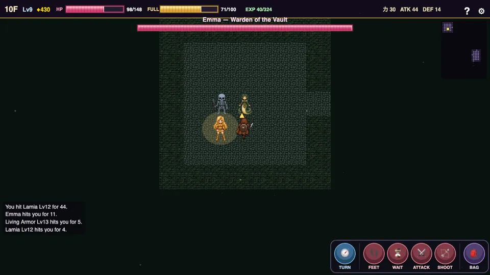 Damsel Dungeon gameplay