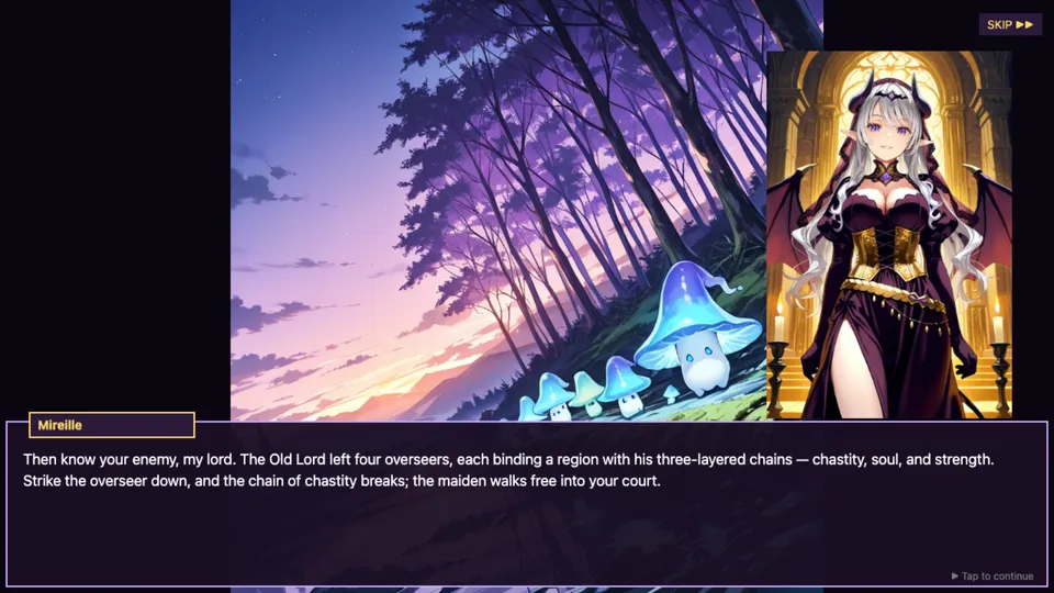 Demon Lord's Harem gameplay screenshot 5