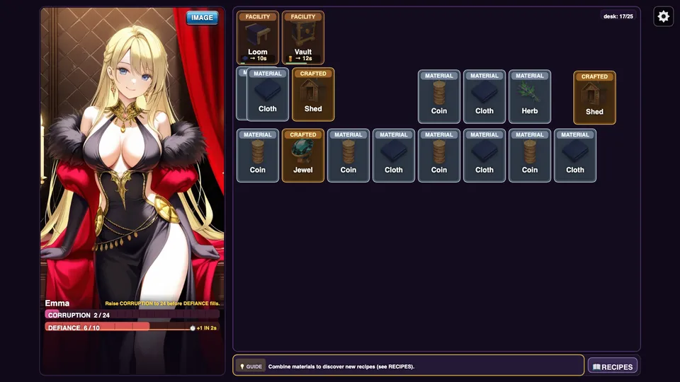 Harem Stacks gameplay