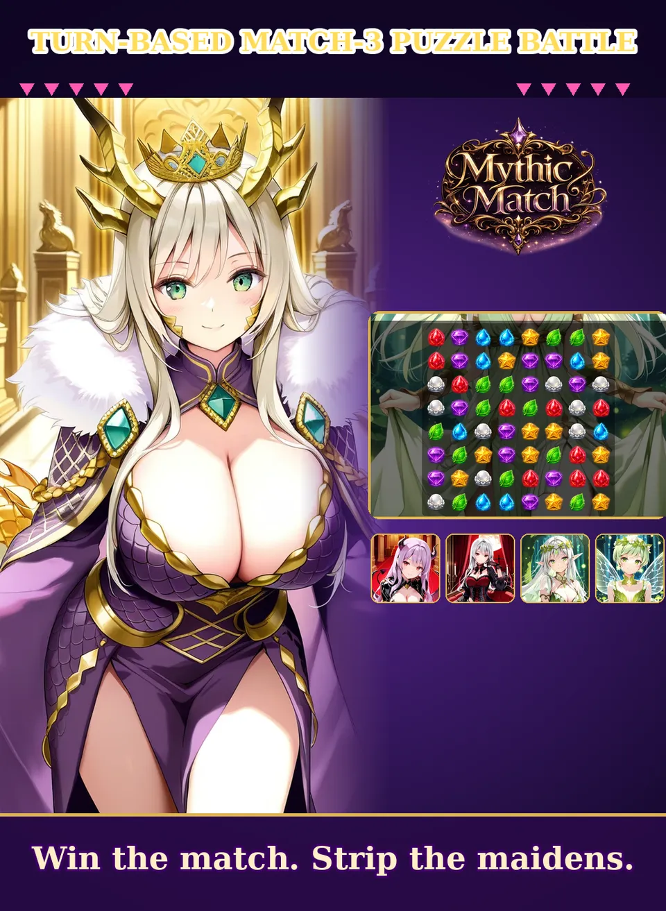 Mythic Match gameplay
