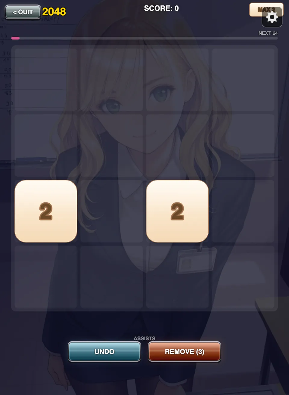 OL 2048 gameplay